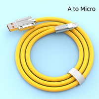 Grosir kabel Data pengisian daya Cepat TPE 120w USB-A asli ke kabel Charger mikro cocok untuk peralatan ponsel