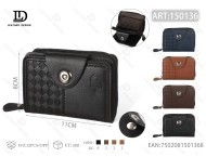 Porta Carte di Credito a Fisarmonica da Uomo con Bottone Singolo, 4 Pollici, in Pelle PU, per Biglietti da Visita - Product Image 1