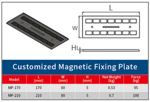 Plaque de <span class=keywords><strong>fixation</strong></span> magnétique permanente rectangulaire en NdFeB personnalisée, plaque de <span class=keywords><strong>fixation</strong></span> en béton préfabriqué en néodyme, aimant - Product Image 5