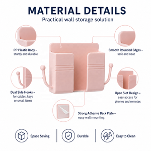 <span class=keywords><strong>Support</strong></span> de <span class=keywords><strong>support</strong></span> de télécommande Organisateur à 6 fentes pour plusieurs télécommandes Gain de place Plastique ABS durable Meilleur prix Offre limitée - Product Image 4
