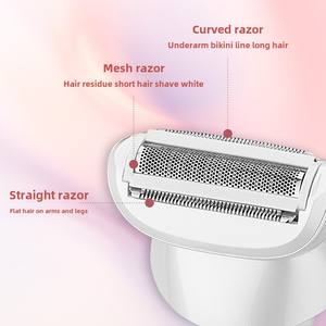 Tondeuse Bikini - <span class=keywords><strong>Rasoir</strong></span> Électrique pour Femme, Tondeuse Étanche avec Sabots Réglables, <span class=keywords><strong>Rasoir</strong></span> Personnel pour Parties Intimes Féminines - Product Image 5