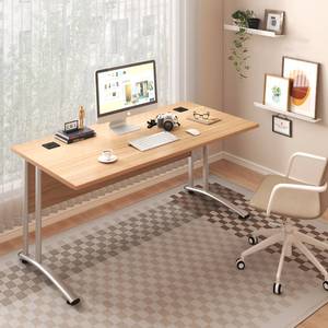 Bền MDF hiện đại Ergonomic nghiên cứu bàn cho văn phòng nhà sinh viên nhỏ gọn học tập máy tính bảng với dễ dàng lắp ráp kim loại chân - Product Image 1