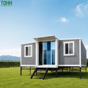 Módulo de Panel TDHH sobre Estructura de Acero con Puerta, Toldo, Escalera de Entrada, Ventana Blanca, Unidad Prefabricada para Sitio, OEM, ODM - Product Image 1