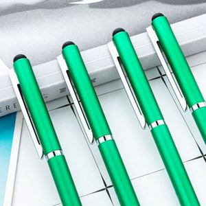 Stylo bille publicitaire en métal à mécanisme rotatif, écran tactile capacitif créatif de 1,0 mm, logo personnalisé, cadeau d'entreprise - Product Image 3