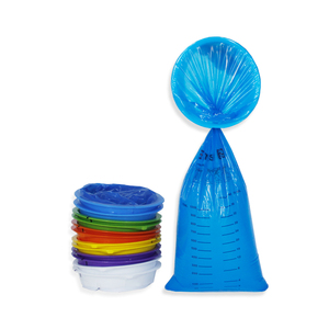 Bolsa de Vómito Biodegradable Médica de Fábrica al por Mayor, Bolsa de Emesis Desechable de Plástico PE Azul para Automóvil y Hospital - Product Image 3