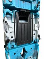 Kayak de pêche modulaire à pédales, monoplace, 3 sections, détachable, avec moteur électrique, PE, longueur 3,1-4m, CE Kajak