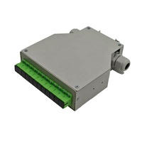 Boîtier de terminaison fibre optique sur rail DIN 12 ports SC APC Simplex 12 fibres, boîtier de raccordement ODF pour armoire réseau FTTH