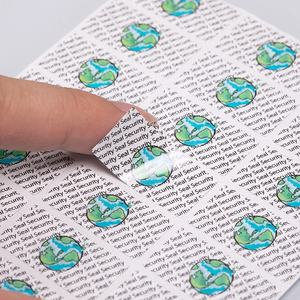 Etiqueta de Papel Recubierto con Sello de Garantía Personalizado, Sello de Seguridad a Prueba de Manipulación, Etiqueta de Papel Recubierto Personalizada - Product Image 4