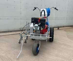 Pulverizador de pintura termoplástica de doble <span class=keywords><strong>pistola</strong></span> para marcas de carreteras, autopistas y estacionamientos, artefacto para dibujar líneas espaciales en carreteras - Product Image 3