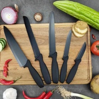 Geカスタマイズde huishoudelijke koksmessen, broodmes, fruitmes, 5-delige set met kunststof handvat