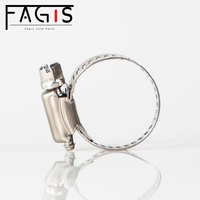 Vente en gros 10-16mm 16-25mm 201 Types d'acier inoxydable Collier de serrage pour tuyau de voiture