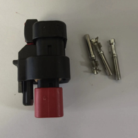 Kit de Conectores Automotrices de Plástico Deutsch DJ7037C-1.5-21 con Terminales de Soldadura