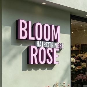 <span class=keywords><strong>Lettres</strong></span> lumineuses LED pour logo mural extérieur/intérieur, signalétique d'entreprise, en acrylique et acier inoxydable, étanches, enseigne LED pour magasin - Product Image 4