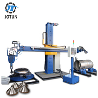Motor de máquina pulidora CNC industrial Jotun de 11 kW totalmente automático para acabado de espejo en tapas de recipientes a presión de 400-5000 mm