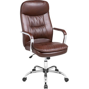 Haute qualité meilleur prix chaise de bureau pivotante en cuir directeur exécutif chaise de bureau à dossier moyen - Product Image 1