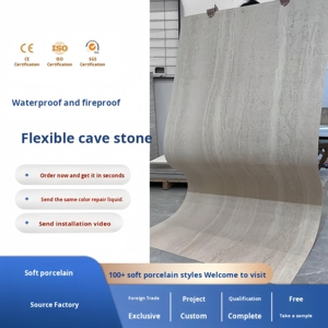 Exclusivité transfrontalière : Porcelaine souple romaine légère, décoration haut de gamme pour hôtels, flexible et ultra-mince, pour intérieur et extérieur - Product Image 1