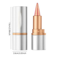 Rouge à lèvres scintillant best-seller, marque privée, waterproof, longue tenue, vegan, crayon à lèvres, maquillage en gros