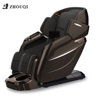 ZHOUQI OEM Vente en gros 2025 Fauteuil de massage électrique de luxe à gravité zéro Shiatsu inclinable avec musique et fonction balancelle pour le corps entier à usage domestique