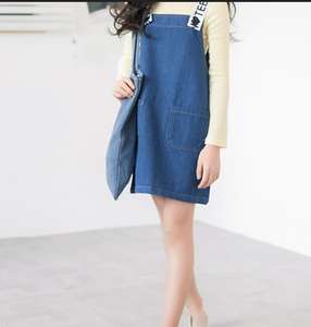 Vestido de Mezclilla de Algodón para Niños, Verano, Compras en Línea en AliExpress - Product Image 1