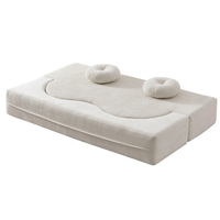 Nuevo Sofá Cama de Tela Comprimida con Embalaje Estándar 2025, Sofá Modular Convertible 2 en 1, Plegable, Duradero y Moderno para Hotel