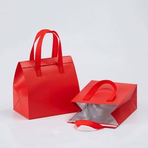 Sac isotherme portable personnalisé en non-tissé jetable pour la livraison de café et l'usage quotidien - Product Image 6