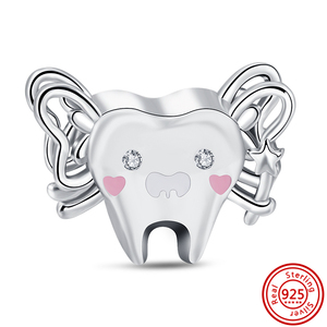 Oferta Especial: Abalorio de Perro 100% Plata de Ley 925 Genuina, Compatible con Pulsera SNAKE Original, para Creación de Joyería de Moda DIY - Product Image 2