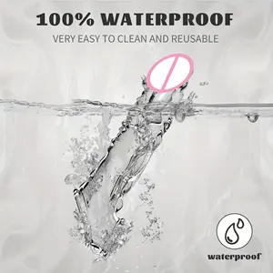 Neu: Kristallspitzen-Penis-Sleeve mit Vibration – Verlängernd und Verdickend für Männer - Product Image 6