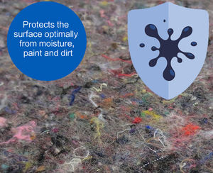 Venta al por mayor de fieltro duro <span class=keywords><strong>barato</strong></span> protección de la cubierta no tejida <span class=keywords><strong>pintor</strong></span> polar tela no tejida aguja perforada fieltro cubierta polar - Product Image 4