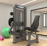 Machine commerciale de curl de jambe assise-Poids de pile de 95kg et peinture électrostatique à 3 couches-Équipement de musculation