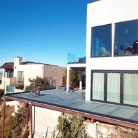 Fabriqué post système de garde-corps pour le verre avec robinet en verre design balustrade