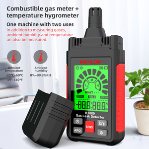 MAYILON Màn Hình Lcd Độ Phân Giải Cao Với Chức Năng Nhiệt Độ Và Độ Ẩm Máy Dò Khí Dễ Cháy Đèn Nền Ba Màu Ht609 - Product Image 2