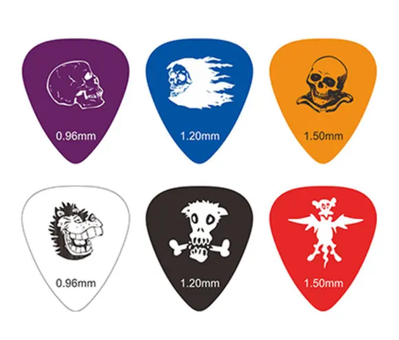 Alice AP-D distinctive different patterns guitar pick matte celluloid monster patterns guitar pick