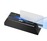 Lecteur-graveur de cartes magnétiques HiCo 3 pistes alimenté par USB MSRX6 sans systèmes compatibles BT