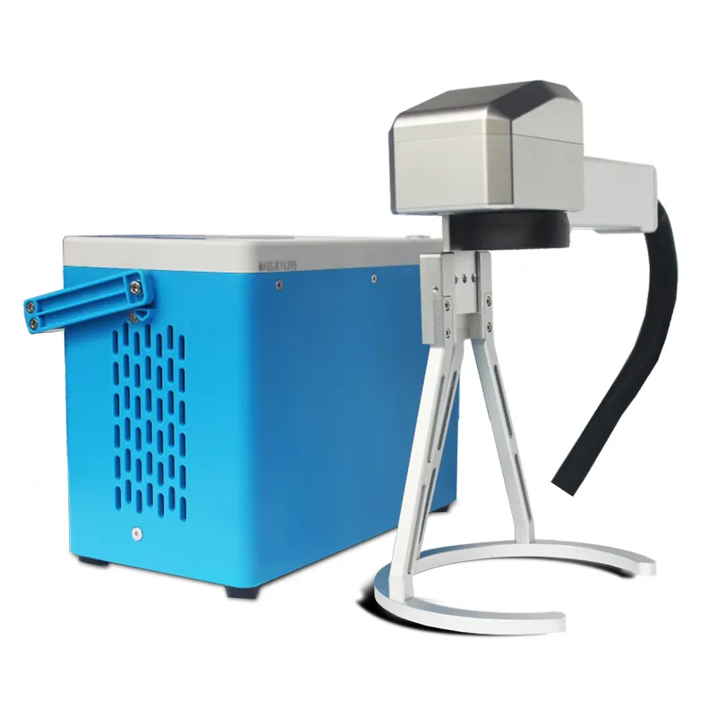 Portable Mini lazer graveur marqueur 20W 30W 50W portable Fiber Laser métal marquage Machine de gravure