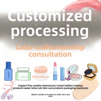 Boîte à poudre compacte carrée en plastique ABS avec boîte de maquillage miroir pour emballage de poudre libre de palette de fard à paupières