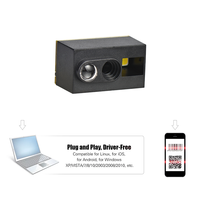 Module de lecteur de codes-barres de taille compacte USB RS232 Scanner à montage fixe pour borne de vente automatique Lecteur de codes-barres 2D