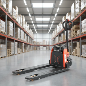 משאית משטחים חשמלית עם סוללת ליתיום-יון של 2 טון לטיפול בחומרים במחסן - Product Image 3