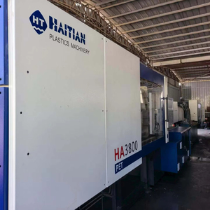 Máquina de Moldeo por Inyección de Plástico HAITIAN 380T con Caja de Engranajes Hidráulica, 99% Nueva, Horizontal, con Motor PLC y Bomba Directa - Product Image 1