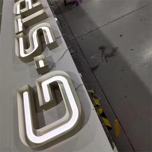 Customized Store 3D Illuminated Signs Faux Neon Letters Neon <strong>Sign</strong> Letter with <strong>Shell</strong> - Product Image 1
