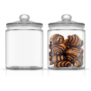 Toples kaca kue 1/2 dan 1 galon, toples kaca apoteker untuk wadah deterjen cucian, toples kaca besar untuk pengaturan kamar - Product Image 4