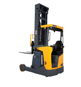 HULKMAN, nuevo apilador eléctrico de doble tijera profunda, 2ton, <span class=keywords><strong>1</strong></span>,4 M, YB20, carretilla elevadora de alcance, camión eléctrico - Product Image 1