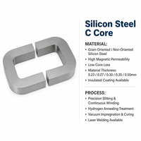 Noyau de transformateur de puissance industriel en acier au silicium de type CD à économie d'énergie, noyau de réacteur