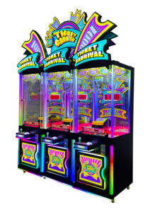 Neofuns Münzbetriebene Lotterie-Karte Jahrmarkt-Einlösungsspiel Glückskrallen-Unterhaltungsautomat - Product Image 3