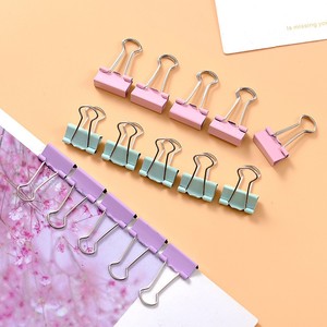 Macaroon Kẹp Giấy Ghim Kẹp Chất Kết Dính Ghim Đẩy Hộp Bánh Donut Bằng Nhựa Bộ Văn Phòng Phẩm Học Sinh Văn Phòng - Product Image 5