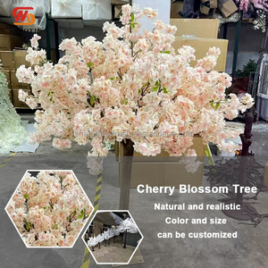 ต้นเชอร์รี่สีชมพูสำหรับจัดงานแต่งงานแบบปรับแต่งได้อย่างเรียบเนียนต้นซากุระเทียม - Product Image 2