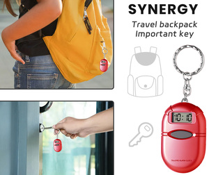Porte-clés parlant anglais/allemand/français/espagnol/italien annonçant l'heure, <span class=keywords><strong>la</strong></span> date et <span class=keywords><strong>la</strong></span> <span class=keywords><strong>semaine</strong></span> du jour pour les malvoyants et les personnes âgées - Product Image 3