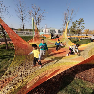 NetsTribeによる子供向けアドベンチャープロジェクトのための屋外ロープネットプレイグラウンドとフルパークデザインカスタム拡張機器付き - Product Image 3