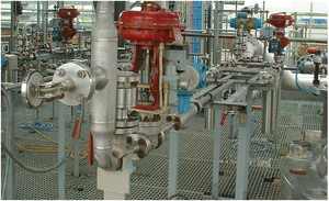 Vannes de régulation à globe Masoneilan série 21000 avec revêtement PFA DN15-DN200 pour l'industrie du gaz et du pétrole - Product Image 1