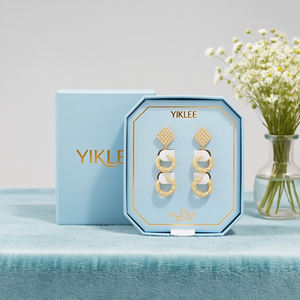 กล่องเครื่องประดับขนาดเล็กทำจาก PVC กล่องโชว์เครื่องประดับสร้อยคอชุดสร้อยข้อมือเครื่องประดับตะกร้ากล่องกระดาษบรรจุภัณฑ์ต่างหู - Product Image 6