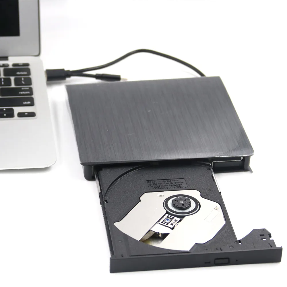 Fabricante Venta caliente Grabadora Unidad de CD Rw Reproductor Grabadora Portátil DVD ROW USB3.0 Interfaz Tipo-c